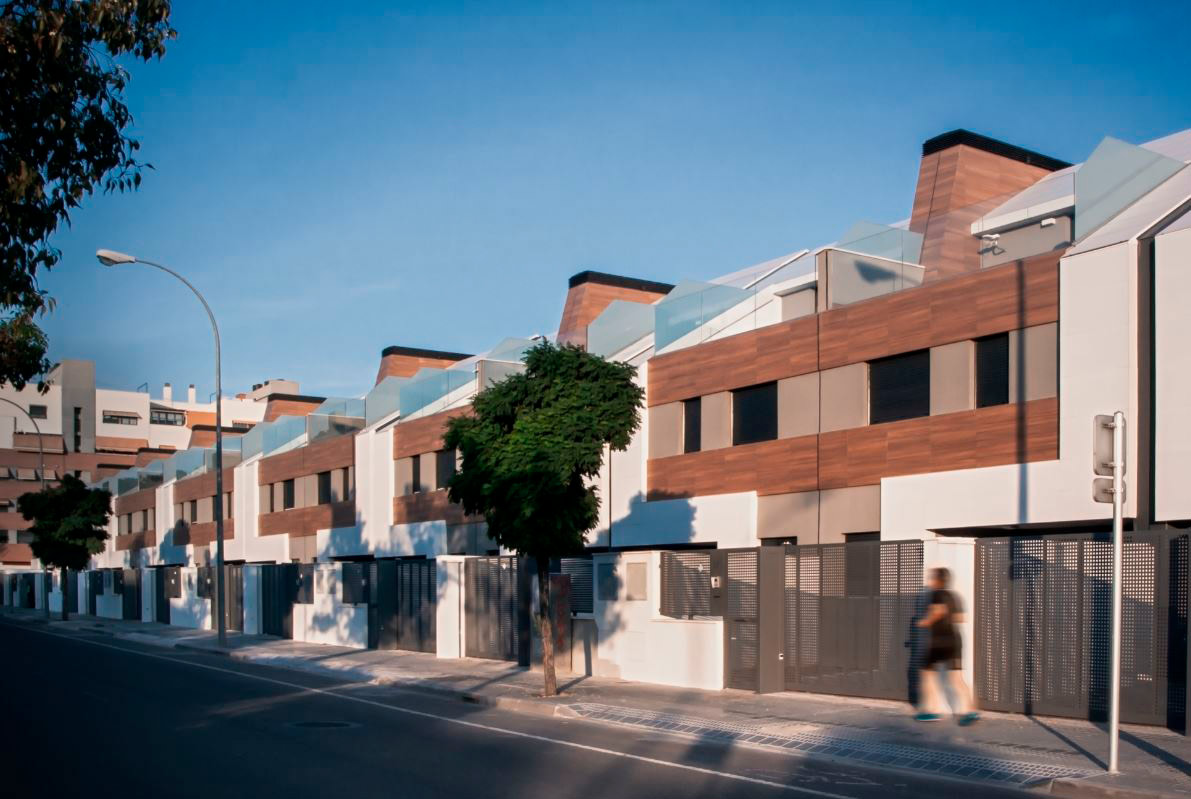 Cubierta de viviendas en Residencial Fuerteventura